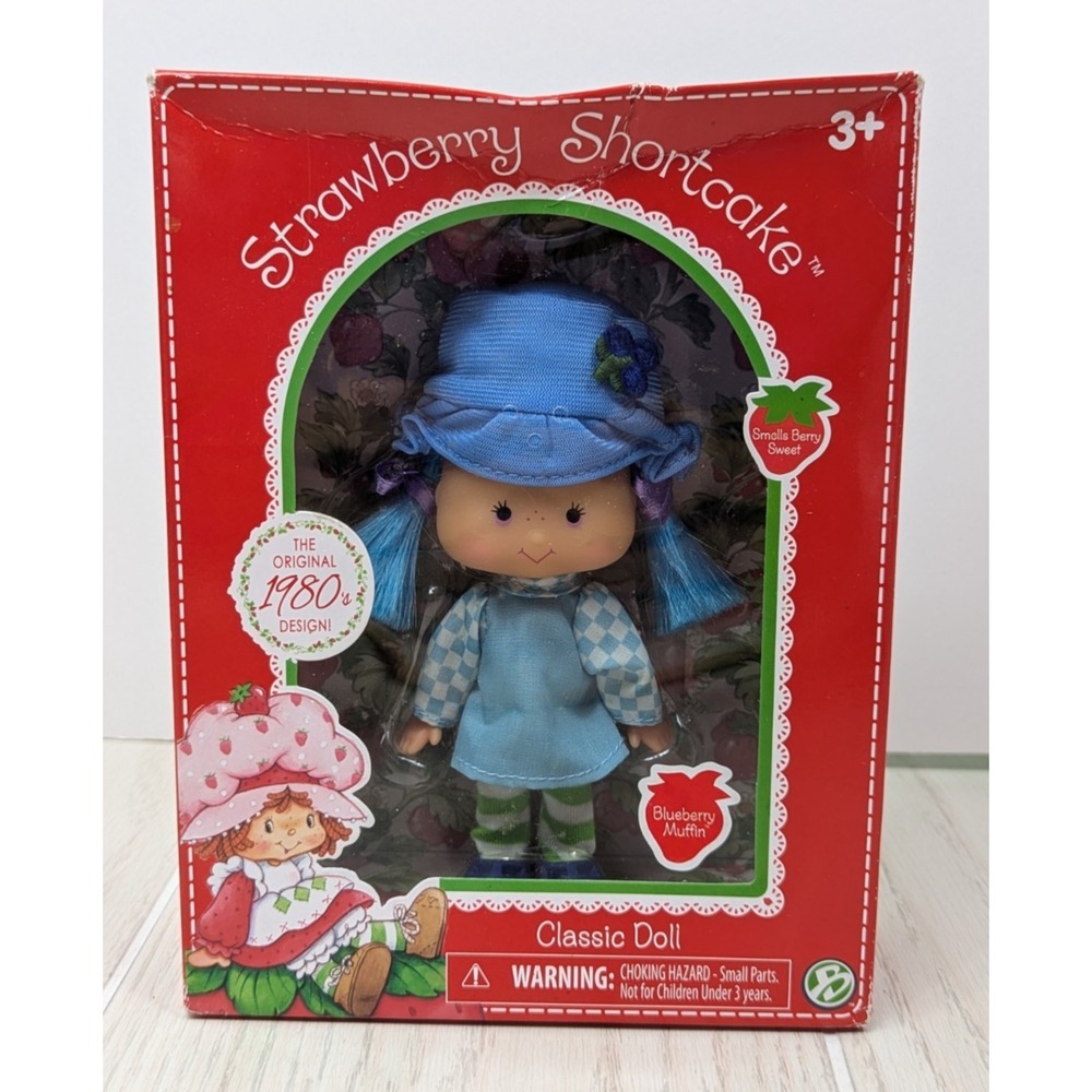 Bridge Direct Strawberry Shortcake Blueberry Muffin Classic Doll 2017 WORN Box